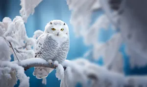 What type of animal does well in the cold? image