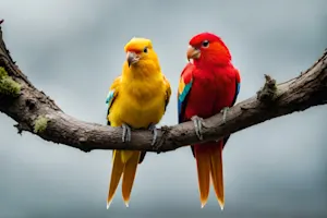 What type of birds stay together forever? image