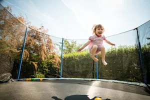 What's the best season to jump on a trampoline? image