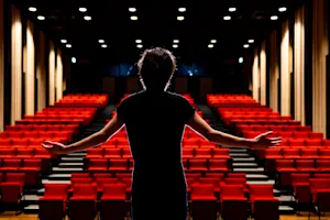 Where do actors go to pray? image