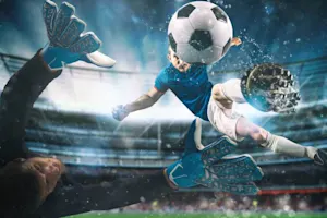 Which goalkeeper can jump higher than a crossbar? image