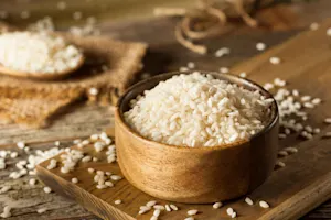 Which relative loves rice? image
