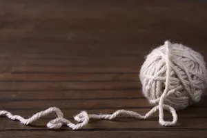 Who won the race between two balls of string? image