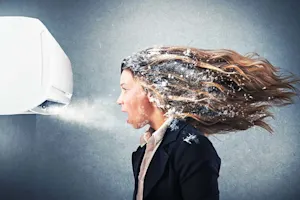 Why are air conditioners always out of breath when it's hot out? image