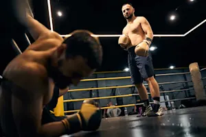 Why are boxers good comedians? image