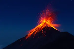 Why did everyone want to be near the volcano? image