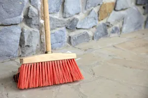 Why did the broom get a poor grade in school? image