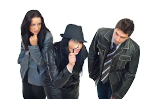 Why did the detectives show up at the concert at the beach? image