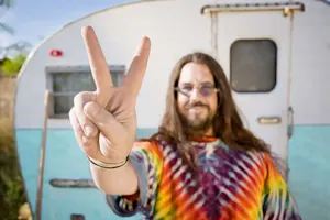 Why did the hippie's microwave stop working? image