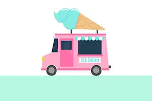 Why did the ice cream truck break down? image