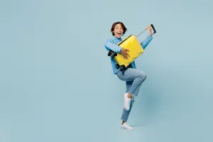 Why did the singer perform on an airplane? image