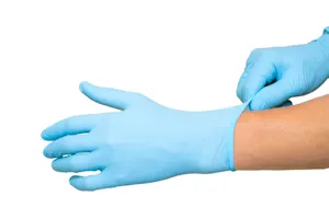 Why did the thief wear blue gloves? image