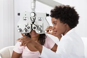 Why do moms have to visit the optometrist twice? image