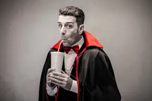 Why do vampires make terrible police officers? image