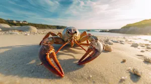 Why is it impossible to have a conversation with a crustacean? image