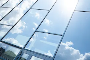 Why should you be careful when telling jokes near glass? image