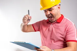 Why was everyone surprised when the engineer had a bad temper? image