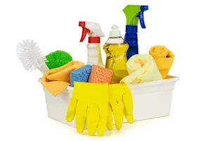 Why was the janitor looking for cleaning products in the math department? image